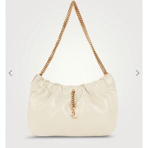 AUTH SAINT LAURENT
Pac Pac Leather Shoulder Bag